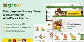 Grosi生鲜果蔬商场网上超市WooCommerce主题