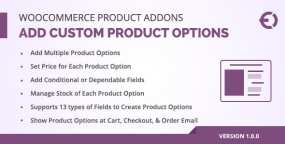 WooCommerce Custom Product Options自定义产品选项插件V3.1.8