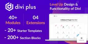 Divi Plus汉化版_Divi主题扩展模块WordPress插件