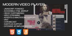 Modern Video Player破解版_音视频播放器WordPress插件