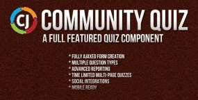 Community Quiz考试测验测试Joomla插件V7.1.2