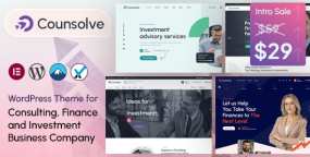 Counsolve营销咨询和投资顾问网站WordPress主题V1.0.1
