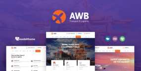 AWB快递物流运输企业网站WordPress主题V1.1