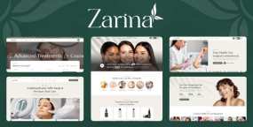 Zarina整容医院WordPress主题_整形外科网站模板