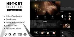 NeoCut v3.7：理发店与美发沙龙WordPress主题 | 专业美发网站模板