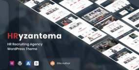 Hryzantema人力资源招聘公司和商业咨询机构WordPress主题V1.1.1
