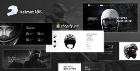 Helmeti摩托车装备商店Shopify主题