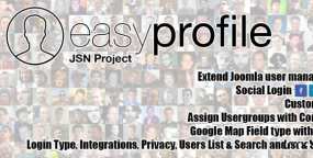 Easy Profile Pro社交登录和个人资料管理Joomla插件V2.10.1