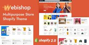 Webishop全能Shopify主题_一站式构建专业电商网站