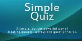SimpleQuiz测验和问卷调查生成器Joomla插件V1.12.1450