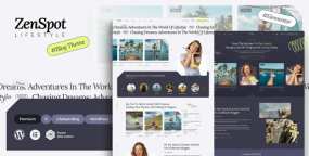 ZenSpot生活方式博客网站WordPress主题V1.0