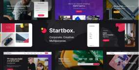 Startbox多行业领域初创企业建站模板WordPress主题