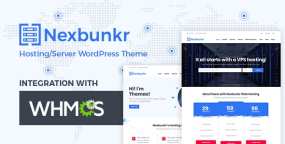 Nexbunker(v1.8)虚拟主机和云服务器销售官网WordPress主题