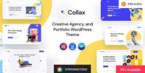 Collax WordPress主题_创意设计企业网站模板