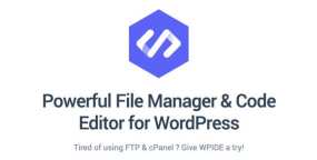 WPIDE Premium破解版 | 文件管理器和代码编辑器WordPress插件