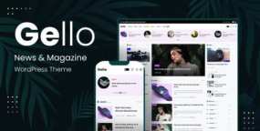 Gello WordPress主题_新闻杂志与个人博客模板