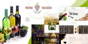 Wine Maker葡萄酒制造商和酿酒厂网站WordPress主题