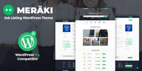 Meraki求职招聘网/职位榜网站WordPress主题