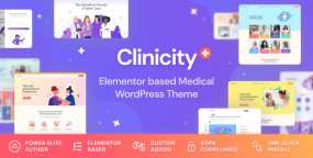 Clinicity(v1.2.1)医院诊所&医疗中心网站WordPress主题