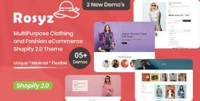 Rosyz多功能服装和时装电商网站Shopify 2.0主题