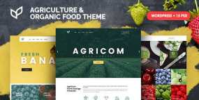 WordPress主题Agricom 1.5.1 | 农旅融合企业网站模板