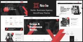 Noile网页设计和商业机构网站模板WordPress主题
