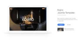 Kojiro寿司店和日本料理餐厅网站模板Joomla5主题