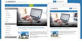 JA Edenite II企业网站模板Joomla4主题