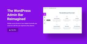 Better Admin Bar Pro重新设计管理栏WordPress插件