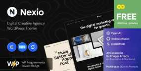 Nexio(v1.5)平面广告设计&互联网营销WordPress主题