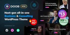 Doob(v2.0.4)商业咨询网站模板WordPress主题
