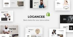Logancee太阳镜护肤品和服装销售平台Shopify主题