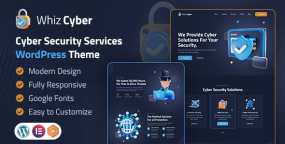 WhizCyber网络安全服务企业网WordPress主题