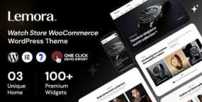 Lemora WordPress主题_高端手表腕表跨境商城模板