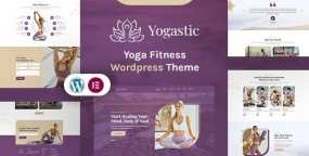 Yogastic紫色系瑜伽健身网WordPress主题