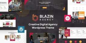 Blazin创意广告机构和互联网营销WordPress主题