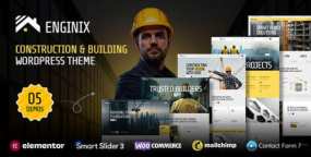 Enginix WordPress主题_建筑施工工程企业网站主题