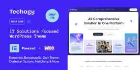 Techogy现代IT解决方案和技术WordPress主题