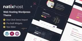 Natix云服务器服务商网站WordPress主题