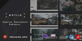 Kotlis创意响应式摄影作品集展示WordPress主题