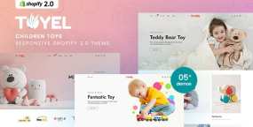 Toyel儿童玩具跨境销售网店模板Shopify主题