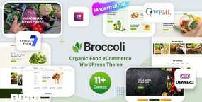 Broccoli生鲜果蔬零食购物网站WordPress主题
