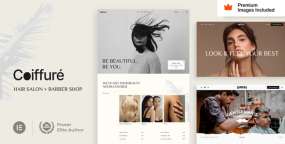 Coiffure WordPress主题_美发沙龙和理发师网站模板