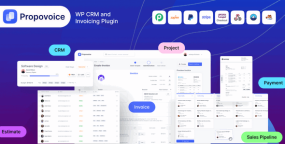 Propovoice Pro企业CRM和发票管理系统WordPress插件