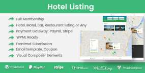 Hotel Listing同城餐厅列表目录网站WordPress插件