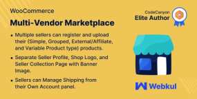 Webkul Multi Vendor Marketplace(v6.0)多商户多卖家系统WooCommerce插件