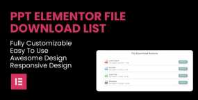 File Download List文件下载列表元素Elementor组件