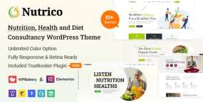Nutrico营养健康饮食咨询网站WordPress主题