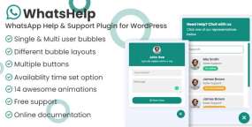 WhatsHelp Pro_WhatsApp在线咨询客服WordPress插件