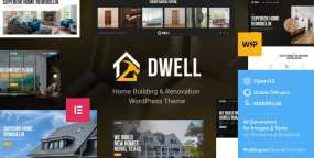 Dwell破解版(v1.11)房屋装修和维修服务公司网站WordPress主题